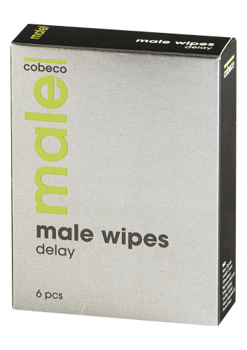Cobeco Male Wipes Delay - Мужские салфетки, 1шт